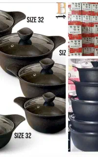 سرویس قابلمه گرانیتی بست ۸پارچه ۱۰پارچه و۳تابهBest