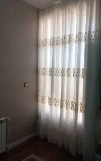 پرده حریر مینیمال با آستری