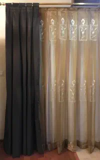 پرده های حریر اروپایی و تافته آمریکایی