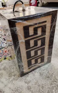 لوستر چوبی