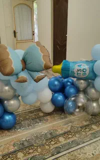 بادکنک آماده جهت تولدجشن پسر