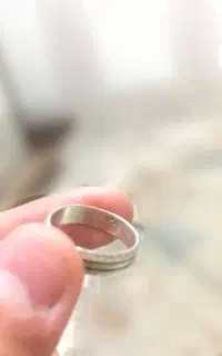 حلقه نقره ایتالیایی اصل