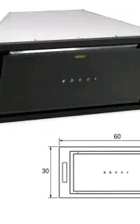 هود مخفی اخوانی لبخند و کف شیشه لمسی