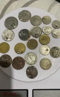 ۲۱عدد سکه قدیمی نقره
