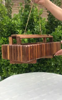 لوستر چوبی دستساز کد ۸۰۵