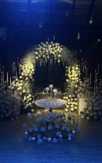 تشریفات تخصصی دیزاین جایگاه عروسی دکور بله برون