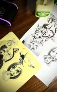 آموزش و اجرای تاتو بدن و صورت