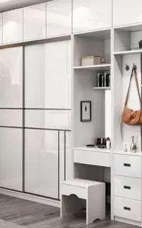 ساخت انواع کمد دیواری وکابینت ام دی اف ودرب