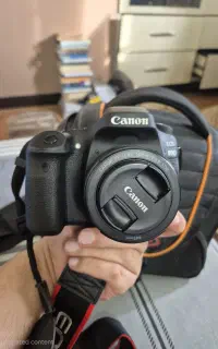 دوربین کانن 80 D - لنز 50 mm f1.8 - لنز ۱۸-۵۵