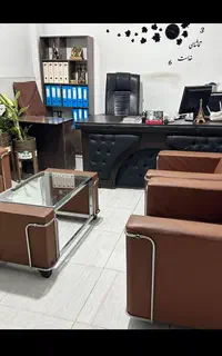 میز مدیریت نیم ست چهار نفره صندلی مدیریت ک ۳۰