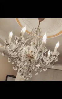 ۳عدد لوستر ۸ شاخه کریستال