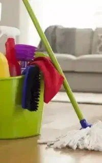 خانم جهت نظافت