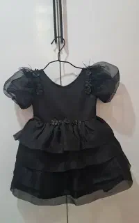 لباس مجلسی دخترانه به همراه کاپ کلاه و کفش