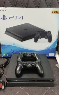 ps4 slim 1tra کپی خور دو دسته