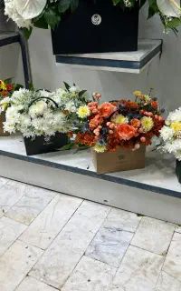 باکس سبدگل هدیه گلدان گلفروشی انلاین