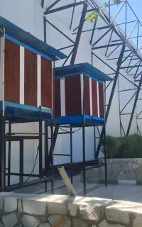 کولر سرمایشی و گرمایشی تابشی گلخانه و سالن صنعتی