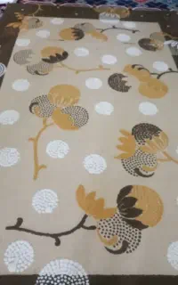 گلیم فرش زیبا با پادریش سالم در حد نو