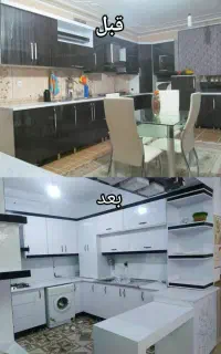 کابینت آشپزخانه وبه روز کردن کابینت قدیمی