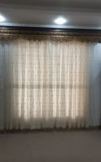 ۲ عدد پرده با کتیبه