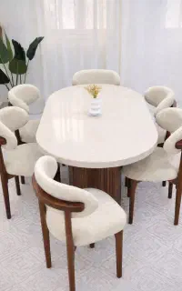 میز و صندلی مدل اچ،نوبل و...
