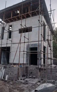 اجرای کار ساختمانی.اسکلت بتن ارمه.بنایی.دیوارچینی.