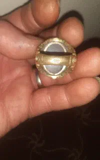 انگشتر نقره طلایی ۹۲۵