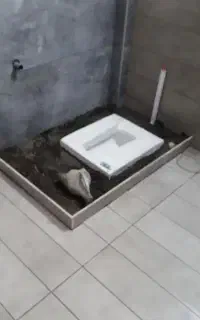 کاشی،بازسازی سرویسی که نشتی بده صفر تا صد