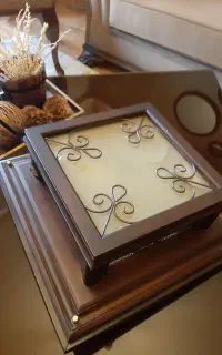 لوستر سقفی چوبی