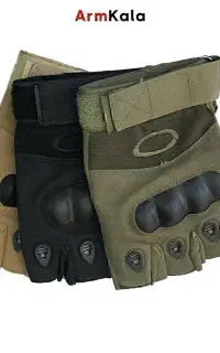 دستکش نیم پنچه ارتشی