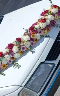 گل آرایی ماشین عروس و ترحیم