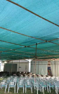 توری سایبان رشت دوردوزی شده آماده نصب تراکم 80 و90