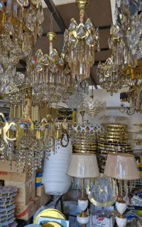 لوستر ۸ شاخه برنز خالص