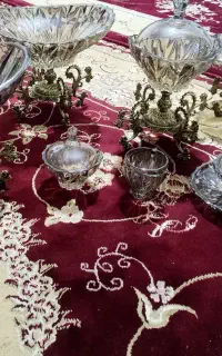 سرویس پذیرایی کریستال ۶ نفره شامپاینی
