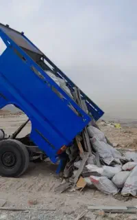 حمل نخاله و مصالح نیسان اتاق بزرگ