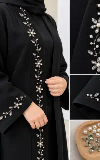 دوخت منجوق و سنگ‌دوزی و مرواریددوزی لباس