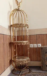 کنار سالنی (مدل قفس)برنز