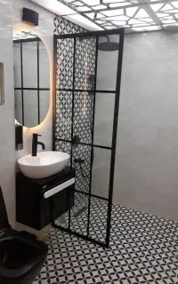 زیر دوشی .کابین دوش.جداکننده .