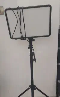 پنل نور ثابت LED جی ماری با پایه دوربین فلزی 2 متر