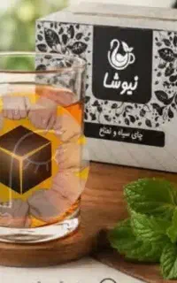دمنوش گیاهی چای سیاه ونعنا