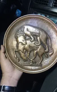 دیوار کوب مسی