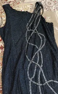 لباس مجلسی سنگ‌کاری شده سایز ۴۸