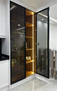 فرم لس ، دکوفیکس، درب شیشه ای