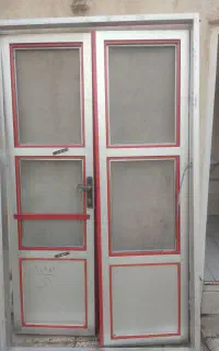 درب دو لخت توری آلومینیوم آلومینیومی ورق قدیم