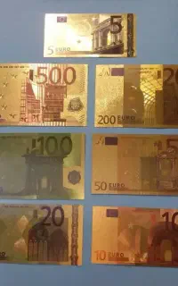 اسکناس کلکسیونی طلایی