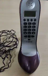 تلفن دخترانه بنفش رومیزی خاص و تک