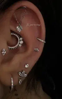 پیرسینگ /گوش/بینی/لب/ابرو