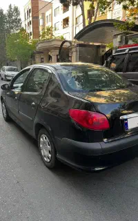 206sdمدل۸۷تیپ۵ مشکی دوگانه کارخانهtu5