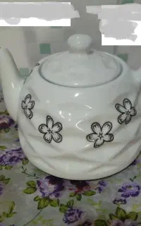 3 عدد قوری طرحدار وکتری بزرگ قیمت فرق دارع بخون