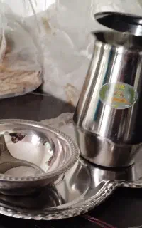 سینی و پارچ استیل