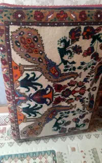 پشتی دستباف نو